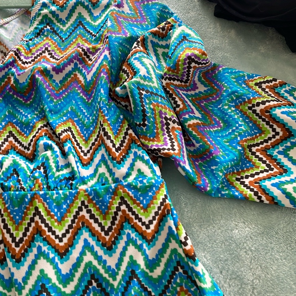 Spunkwear Chevron Pattern Dress - Picture 6 of 6